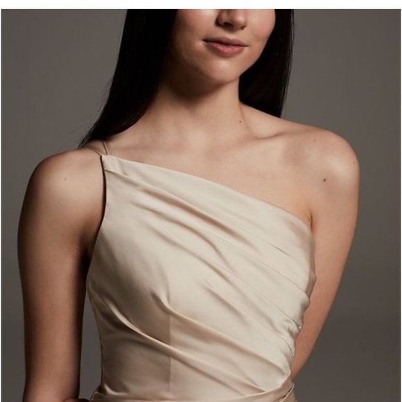 NWT Vera Wang Quartz Bridesmaid Formal Dress Mauve Light Purple - Picture 13 of 14